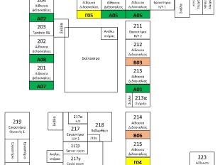 Σχεδιάγραμμα Σχολείου Όροφος